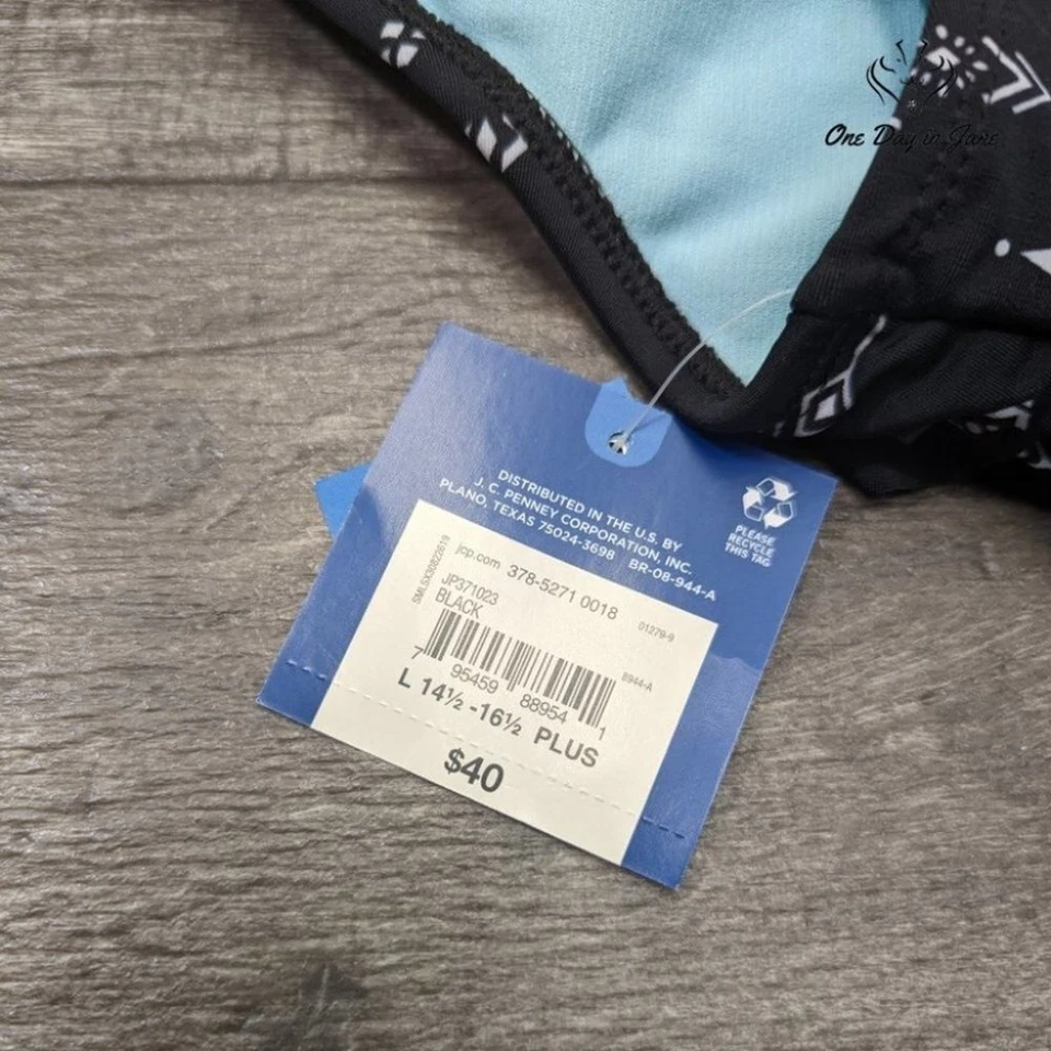 Traje de baño Tankini Arizona Jean Co para niña con volantes/flounce talla 14,5/16,5 Foto 4 de 4