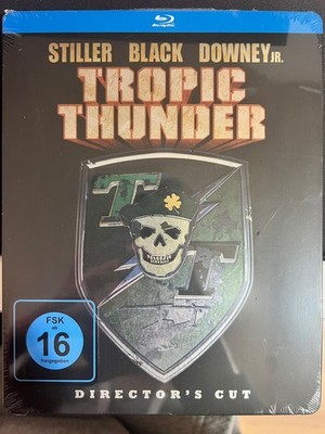 Tropic Thunder (Blu Ray Steelbook) NEU & OVP - Stiller Black Downey Jr.