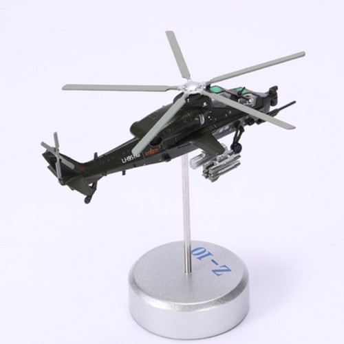 1/100 Chinese Armed WZ-10 Helicopter Model Military Aircraft Scene Craft Display - Afbeelding 5 van 12