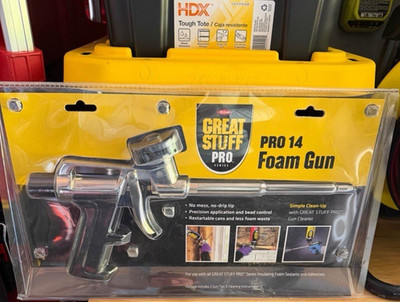 Great Stuff Pro 14 Foam Gun Silver Precision Application No Mess Restartable
