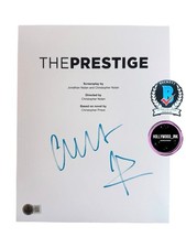 CHRISTIAN BALE AUTOGRAPH SIGNED AMERICAN PSYCHO SCRIPT COVER BECKETT BN96788