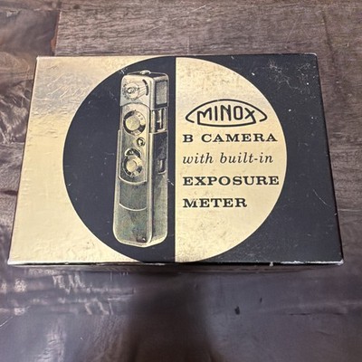 Vintage Minox B 8/11mm Subminiature Mini Spy Camera +Flash+Cases+Manuals