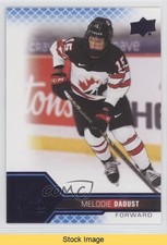 2022 Upper Deck Team Canada Juniors Women's WC Blue Melodie Daoust #48 READ 0w6