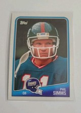 1988 Topps Phil Simms New York Giants