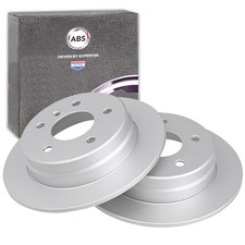 2x ABS BREMSSCHEIBEN 258mm VOLL HINTEN passend für MERCEDES A-KLASSE VANEO | 173