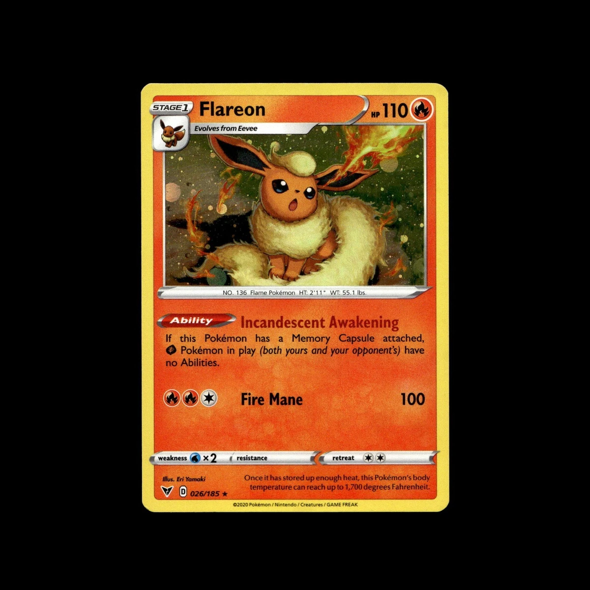 Flareon Pokemon Card for sale | eBay