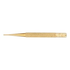 STARRETT B565A Brass Drive Pin Punch,1/16 In Tip,4 In L 3AET1