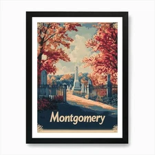 Aihrgdesign A Mid Century Modern Tr Framed Wall Art Poster Canvas Print Picture