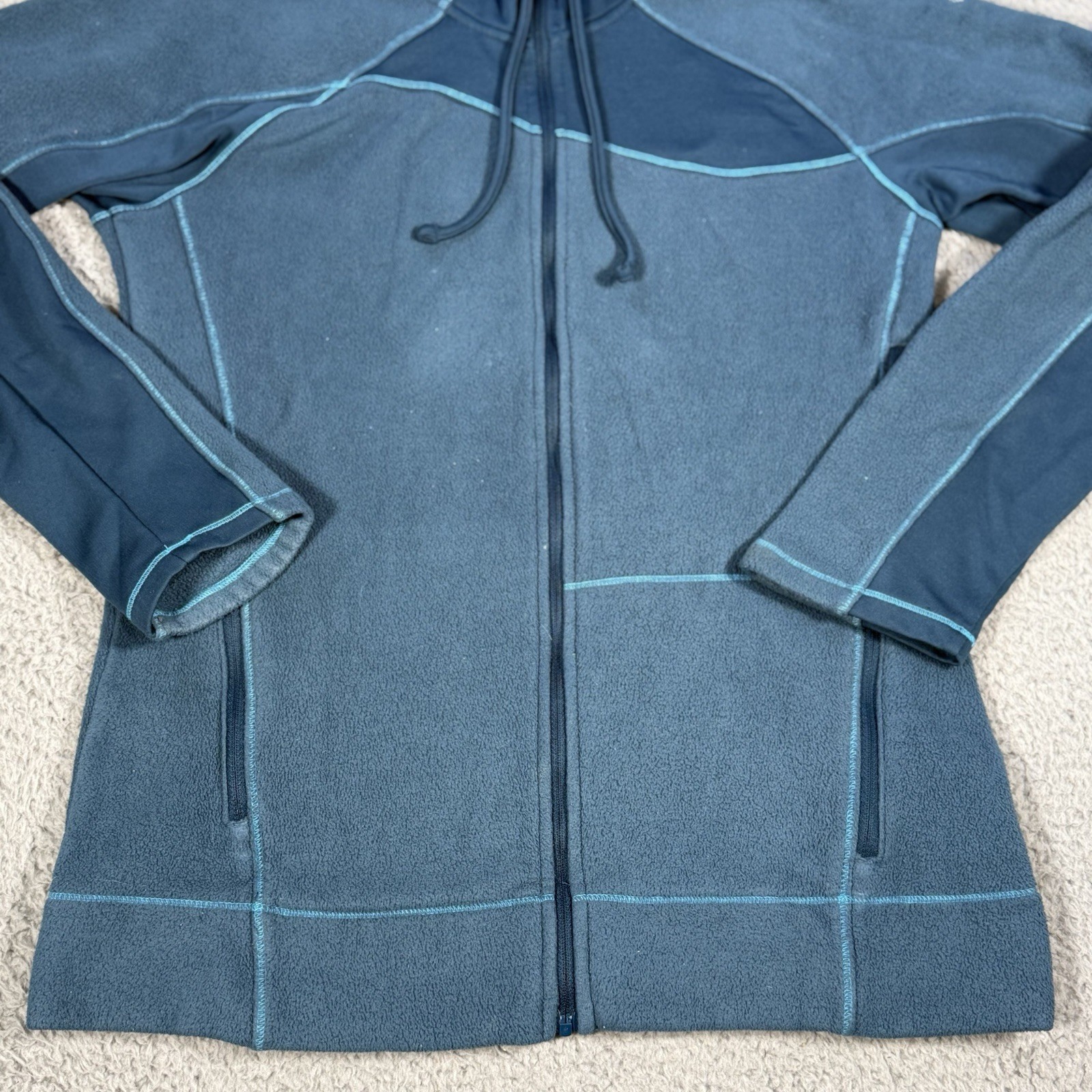 Columbia Womens Medium Jacket Softshell Blue Omni… - image 5