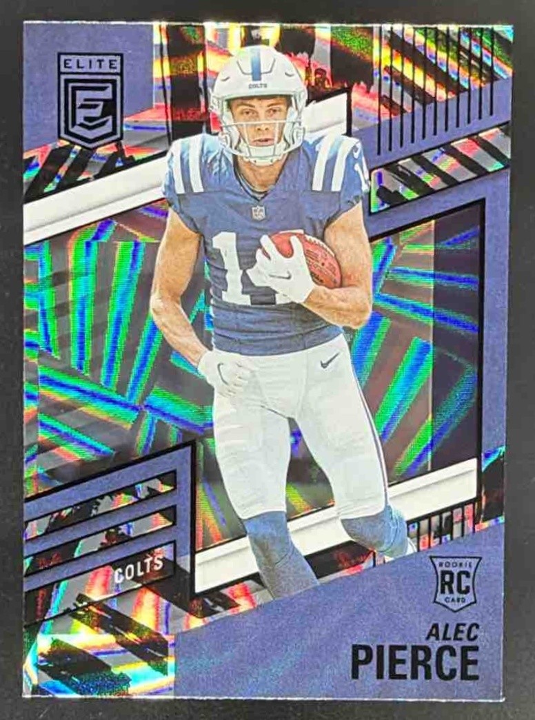 2022 Panini Donruss Elite Alec Pierce Razzle Dazzle #155 RC Colts