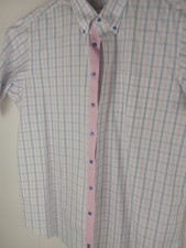 Paul Fredrick Mens Short Sleeve Shirt XL New