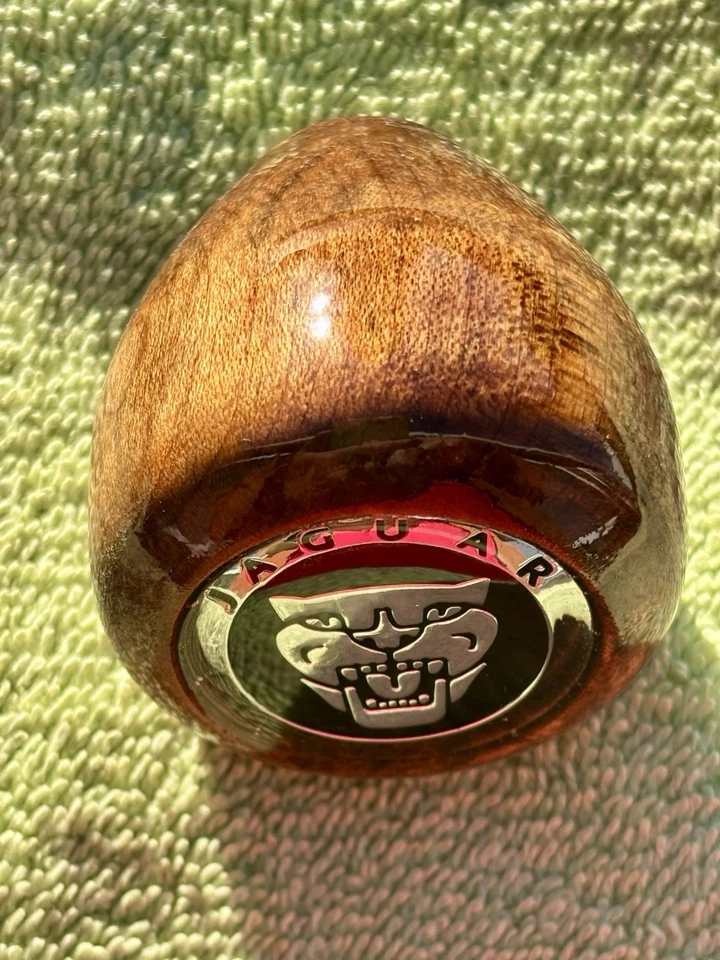 JAGUAR XJ6, XJS, XJ8, XK8, XJR, XKR, XK, tipo S, tipo X, perilla de cambio de marchas de madera de burl XK Foto 4 de 4