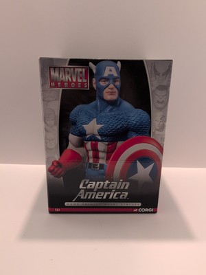  Marvel Captain America 1:12 Metal Statue Corgi 2006 Brand New! Ltd Edition 2500