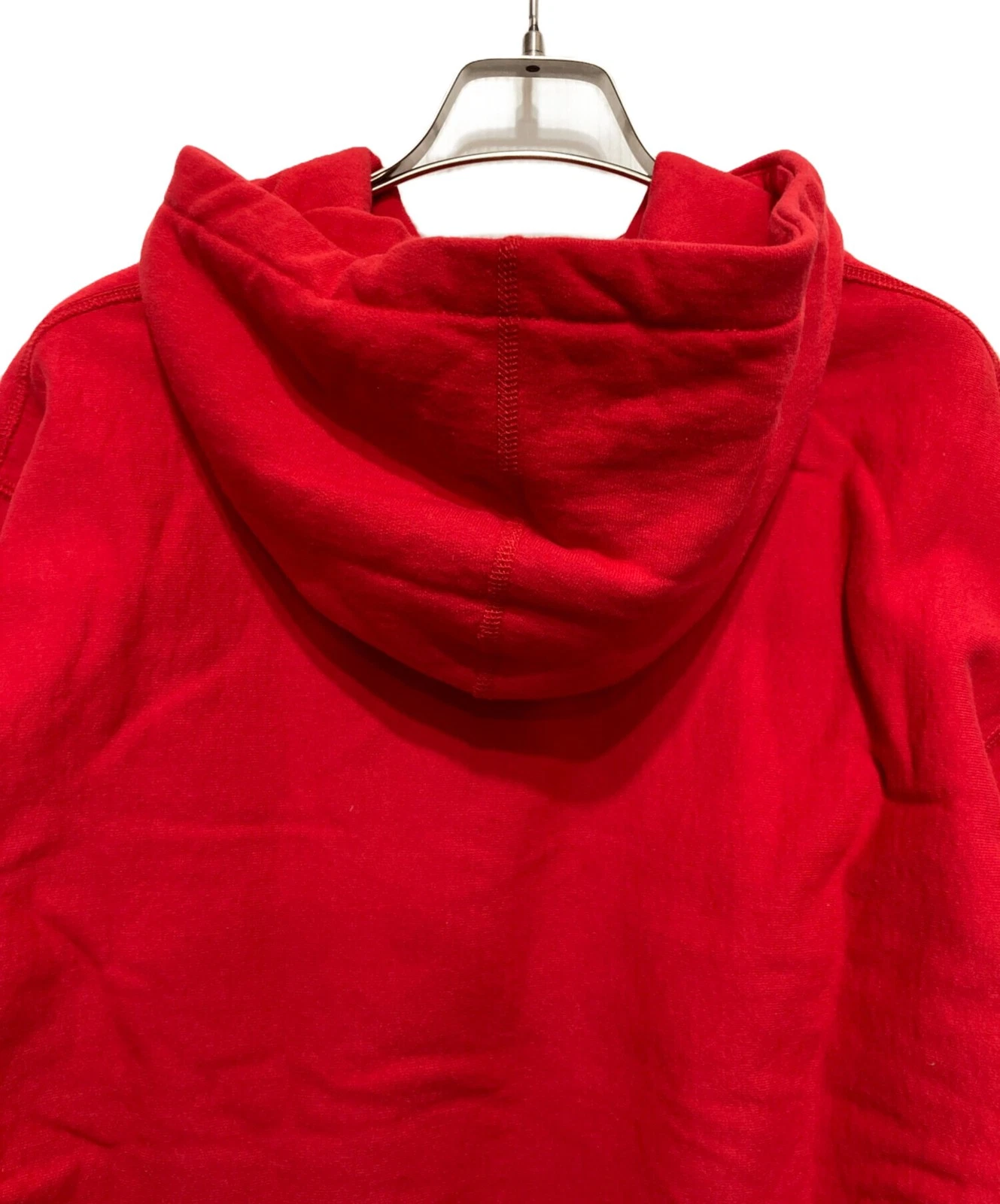 Felpa con cappuccio SUPREME Cross Box Logo Taglia:S Rosso Uomo