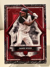 2025 Topps Tier One James Wood /50 RC Nationals Rookie Card