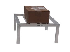 Channel Manufacturing ED2424 24" x 24" x 12" Aluminum C-Channel Dunnage Rack