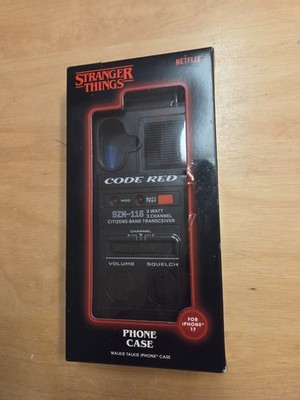 Stranger Things CODE RED iPhone 17ケース New Stranger Things Walkie Talkie Phone Case CODE RED - iPhone 17