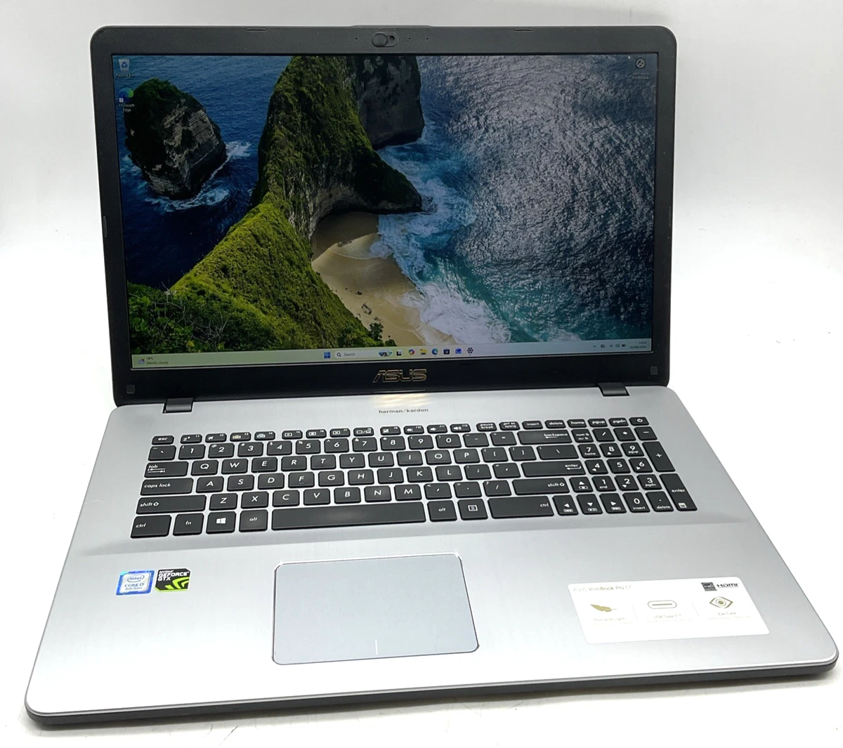 ASUS Intel Core i7 8th Gen. PC Laptops & Netbooks 256 GB SSD
