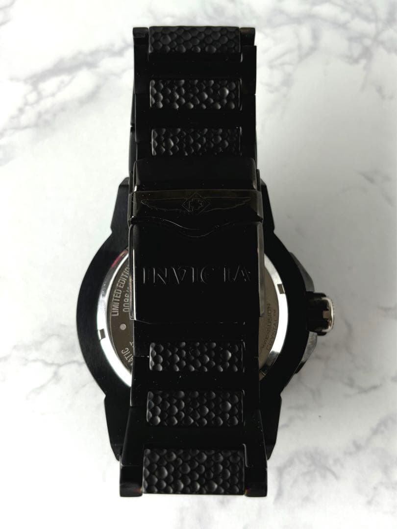 Invicta Subaqua 28006 Automatic Dive Watch Black Stainless Steel 100M Used image 3