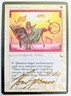 MTG THE DARK Miracle Worker SIGNED IN GOLD BY RON SPENCER