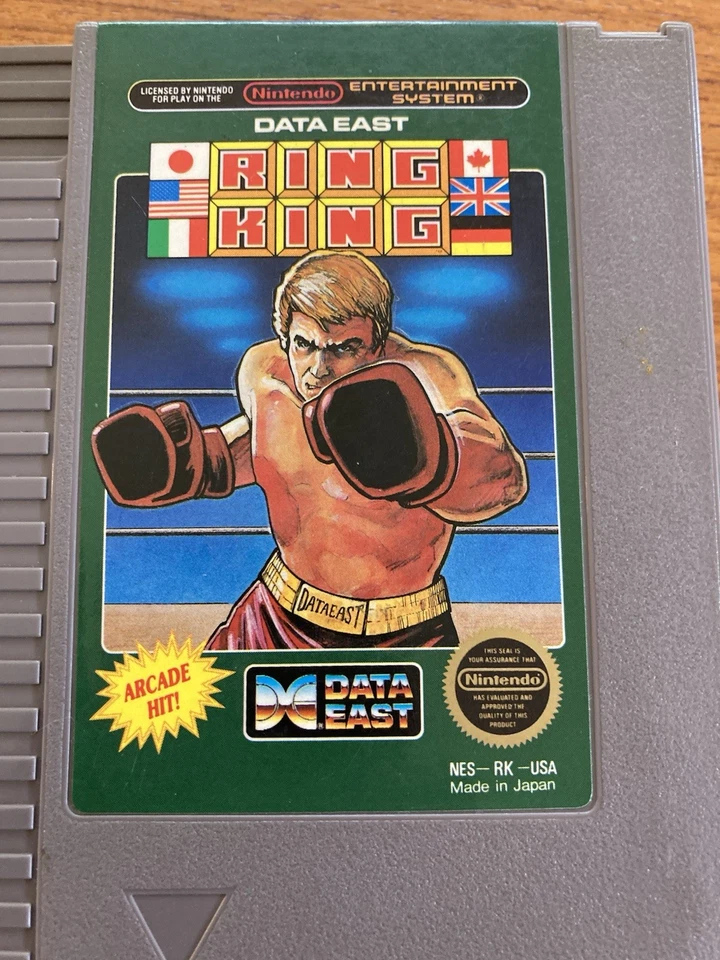 NES ~ RING KING ~ Nintendo Game 3 Screw NES-RK-USA Game Cart Only NTSC - Image 2 of 4