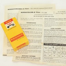 Kodak Kodachrome-X 126 Cartridge Color Film for Slides KX 126-20 1975 NEW
