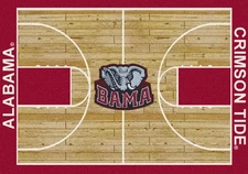 5x8 Milliken Alabama Crimson Tide NCAA Home Court Area Rug - Approx 5'4"x7'8"