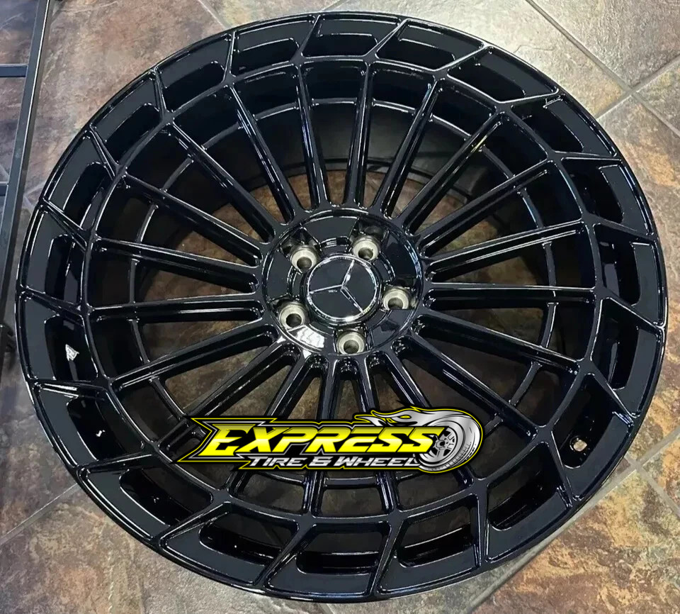 20'' inch Wheels fit Mercedes S550 Bentley S63 Gloss Black with Tires GLC CL63