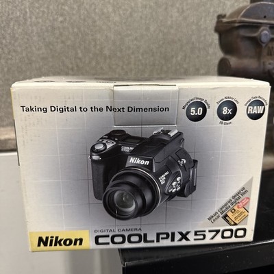 Nikon COOLPIX 5700 5.0MP Digital Camera - Black for sale online | eBay