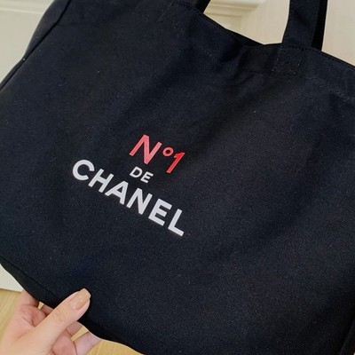 CHANEL Beaute Novelty Black CC | No 1 Logo Tote NEW | eBay