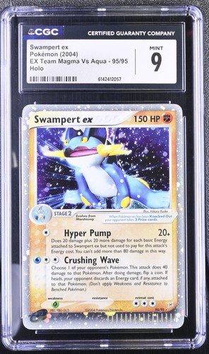 Swampert ex graded CGC 9 for sale on eBay