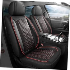 Universal Front Seat Covers,2PCS Car Seat Covers 2PCS Front Black And Red