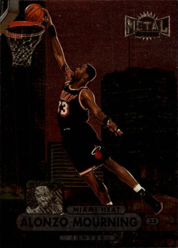 Alonzo Mourning #13 1997 Metal Universe Championship card