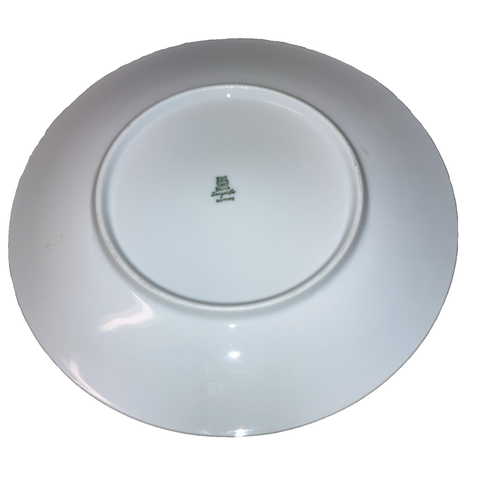 vintageFMR  Berthaim Crest Germany demitasse tea cup saucer, plate gold detail