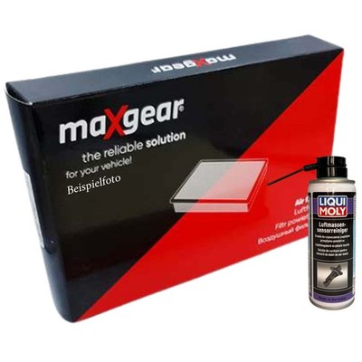 MAXGEAR Luftfilter + Luft­mas­sen­sen­sor­re­iniger für CHEVROLET VOLT OPEL