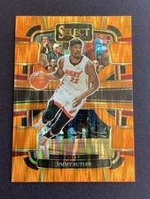 2023 Panini Select Jimmy Butler Flash Orange Prizm #40 Heat NM-MT