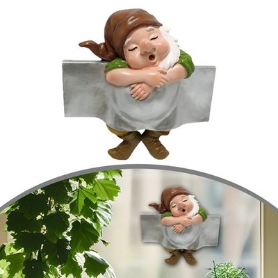 Bezaubernde Gartenzwerg Figuren lustige Resin Statuen f��r Blument?pfe und Rega