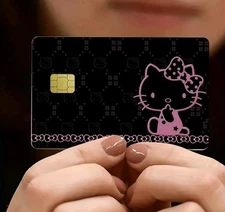 Hello Kitty Credit Debit Card Sticker Skin Small Chip Free Shipping 