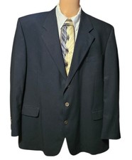 Jack Victor Keltonwood Spj Wool 3 Button Blazer Blue Men 50r Professional