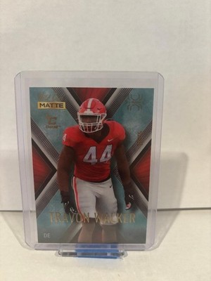 2022 Wild Card MATTE X-Plode - red-teal 16/75 Travon Walker #MXP-45