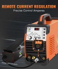 HITBOX 200A TIG AC DC Aluminum TIG Welding Machine STICK TIG Welder Pulse/Square