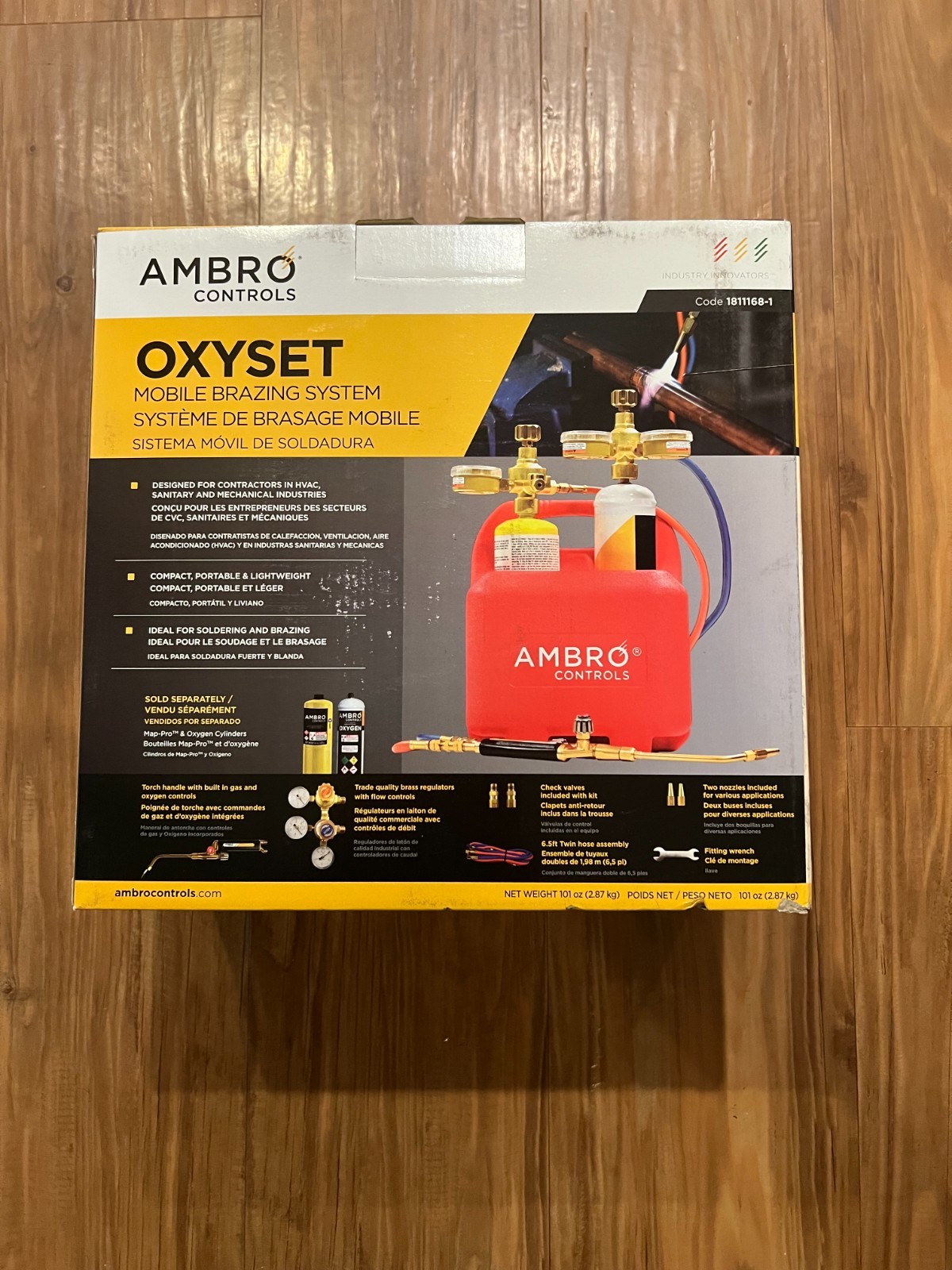 Ambro Controls 1811168-1 Oxyset Mobile Brazing System 10 Lbs