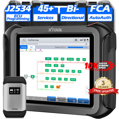 USED 2026 XTOOL D9 MAX J2534 ECU Programming Auto Scanner Key IMMO Programmer