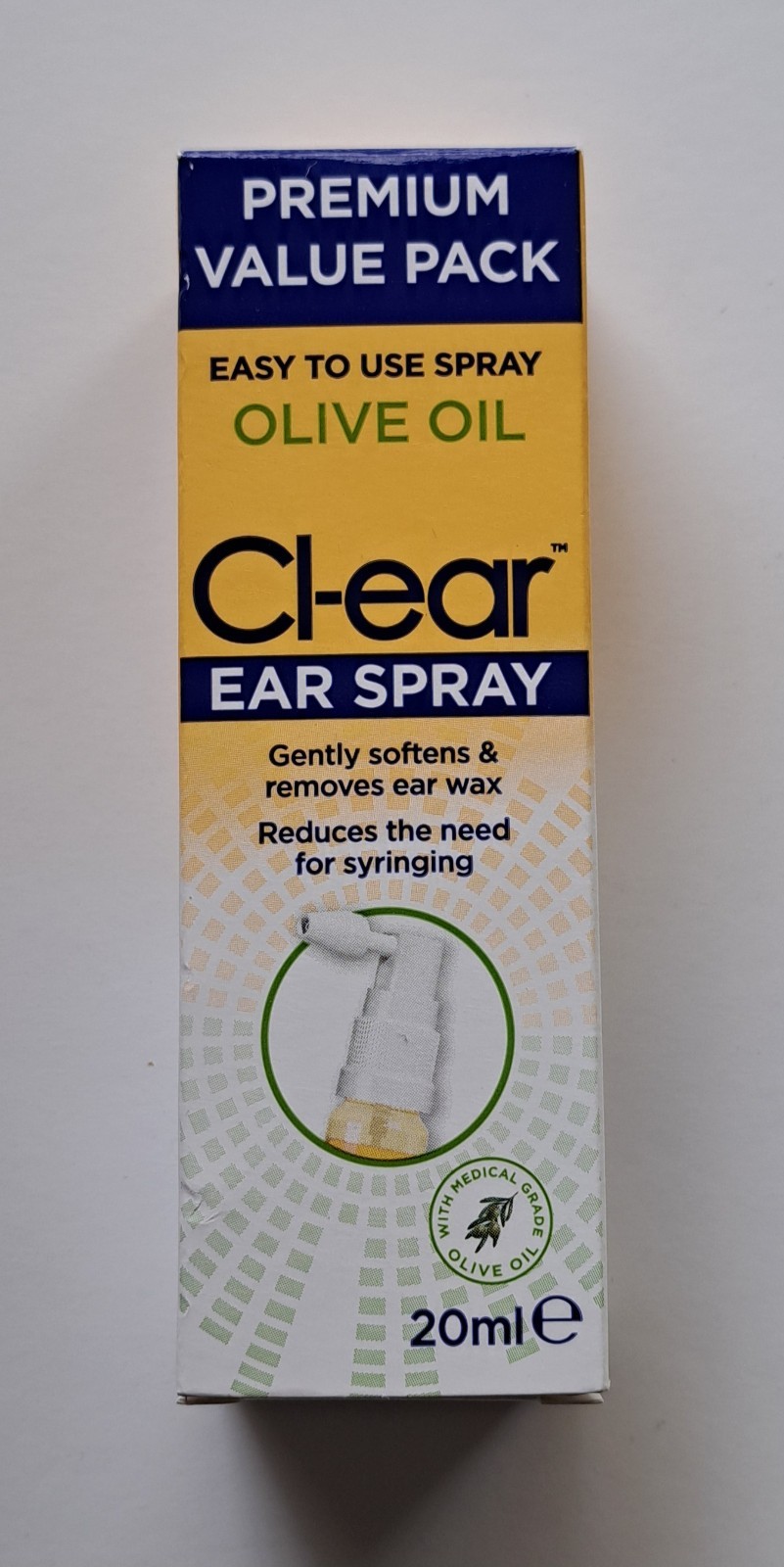 Cl-ear Olive Oil Ear Spray 20ml