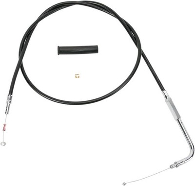 Drag Specialties Black Vinyl Idle Cable 58 Harley Softail Springer Classic 05-07