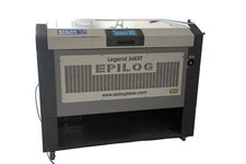 Epilog Legend 36EXT 75W Stainless Steel Engraving Table and Rotary Attachment