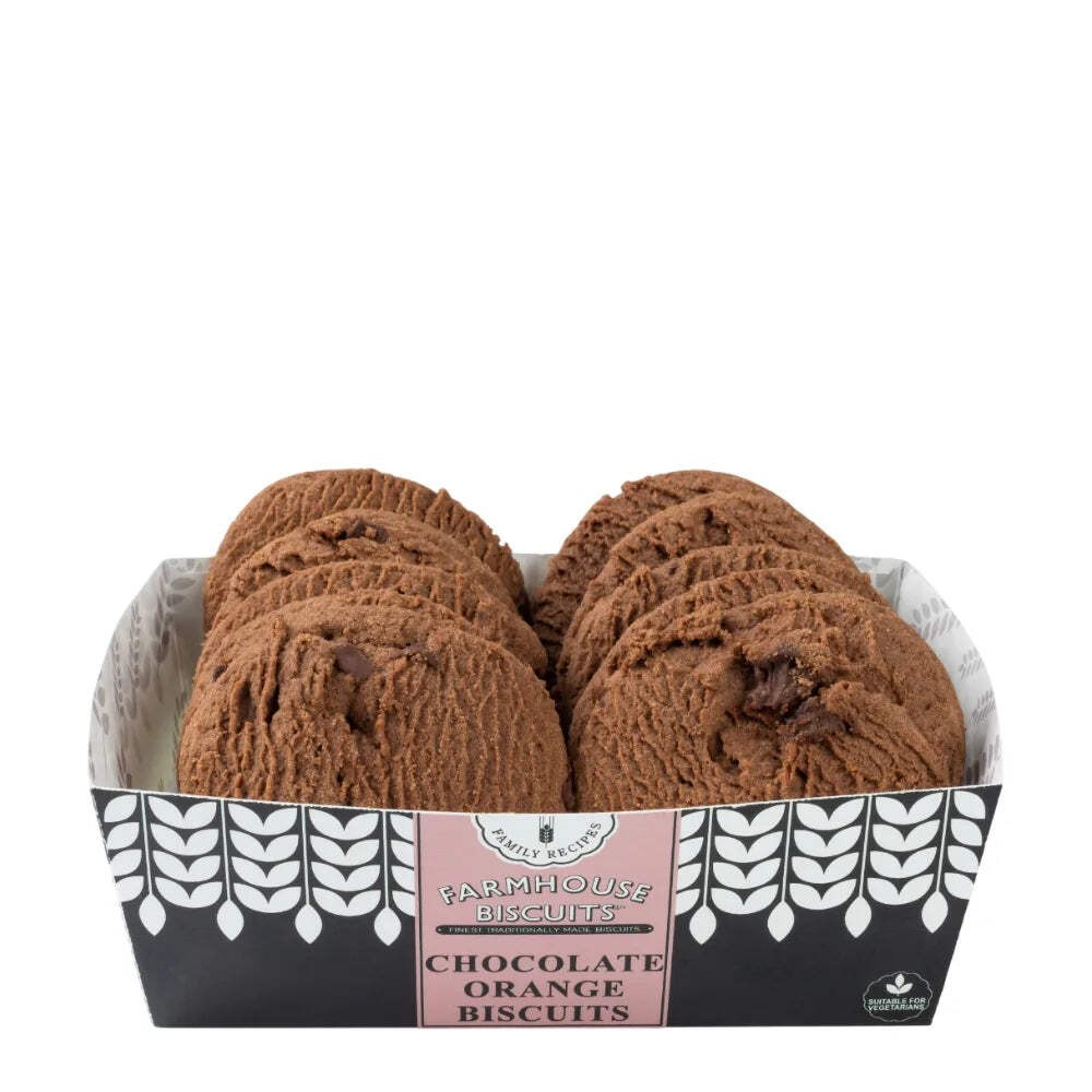 Farmhouse Biscuits Chocolate & Orange Biscuits 200g Handmade