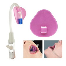 Eyectores de saliva dental eyector puntas de succión desechables soporte rosa