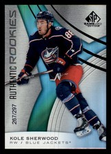 2019-20 SP Game Used Rainbow #163 Kole Sherwood /297 (ref 239363)