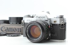 w/ HOOD Almost MINT Canon AE-1 35mm Film SLR New FD 50mm f1.4 Lens From JAPAN